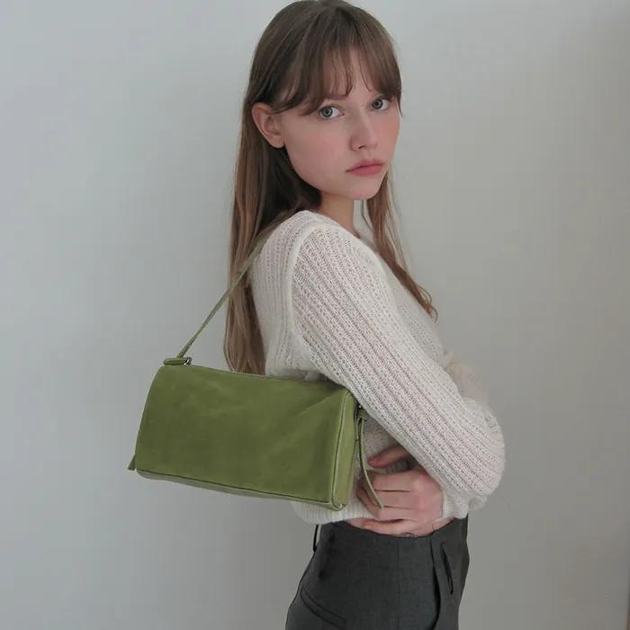 basil bag (suede olive)