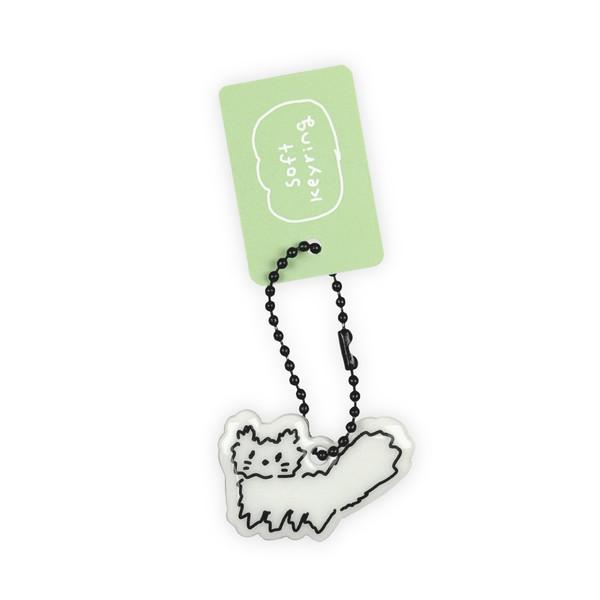 말랑키링 [놀란애옹 - 화이트]