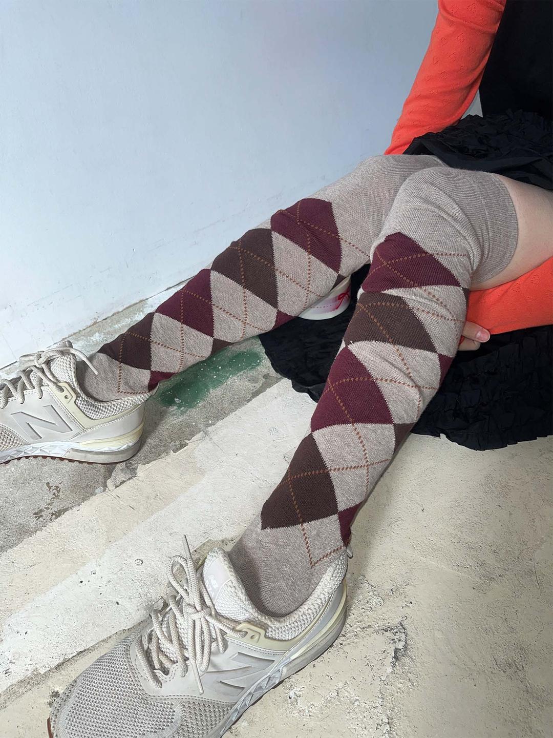 아가일 high socks