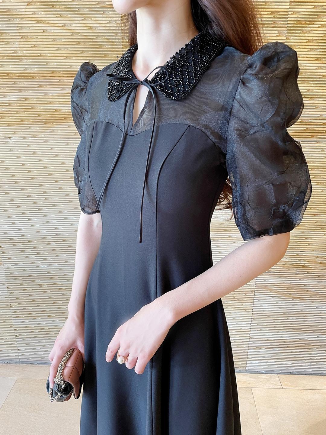 뉴 뮤렌 드레스  /블랙