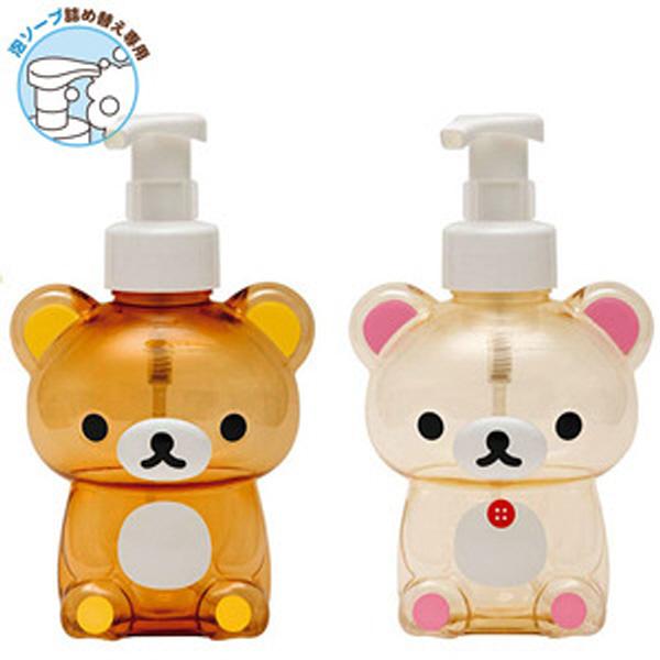 리락쿠마 바스펌프 600ml[거품전용](2color)거품전용 펌프용기