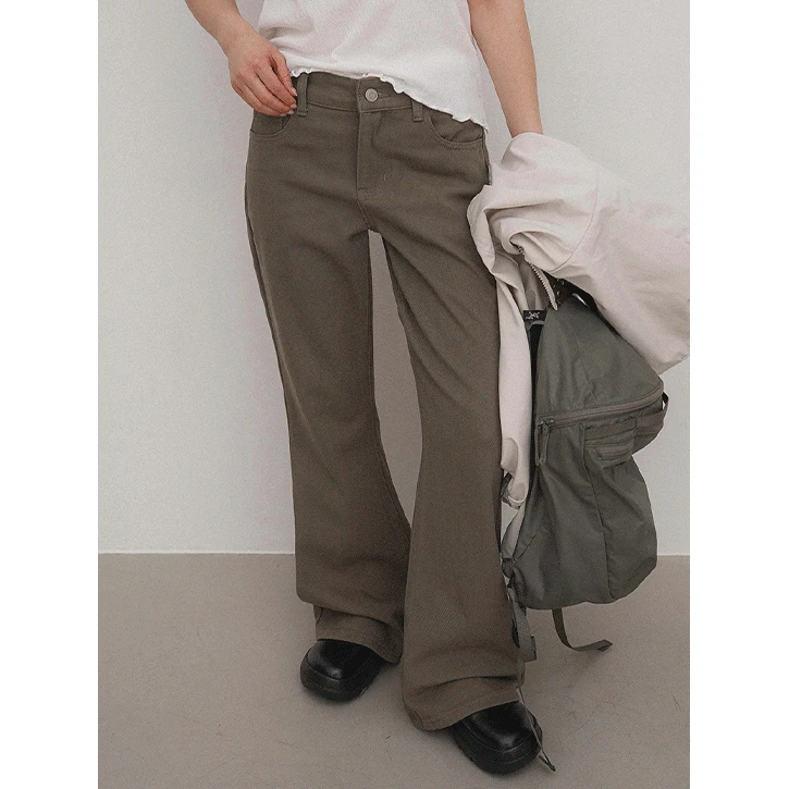 [숏,일반/5컬러]코튼앤데님6 난스판여유부츠컷데님팬츠