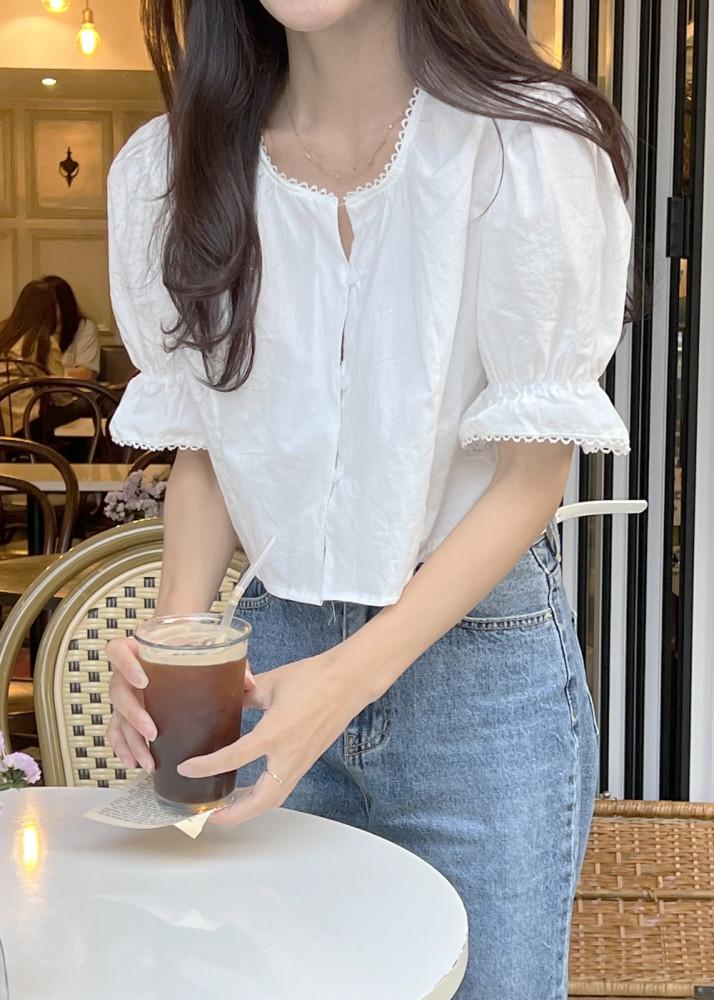 [LAST ONE SALE-natural] 칵테일 크롭 bl(2color)