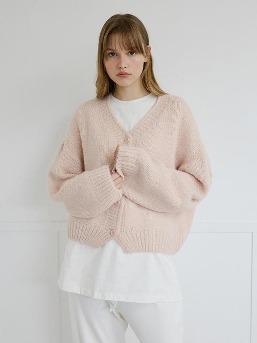 Alpaca Wool Muffin Cardigan_4Color