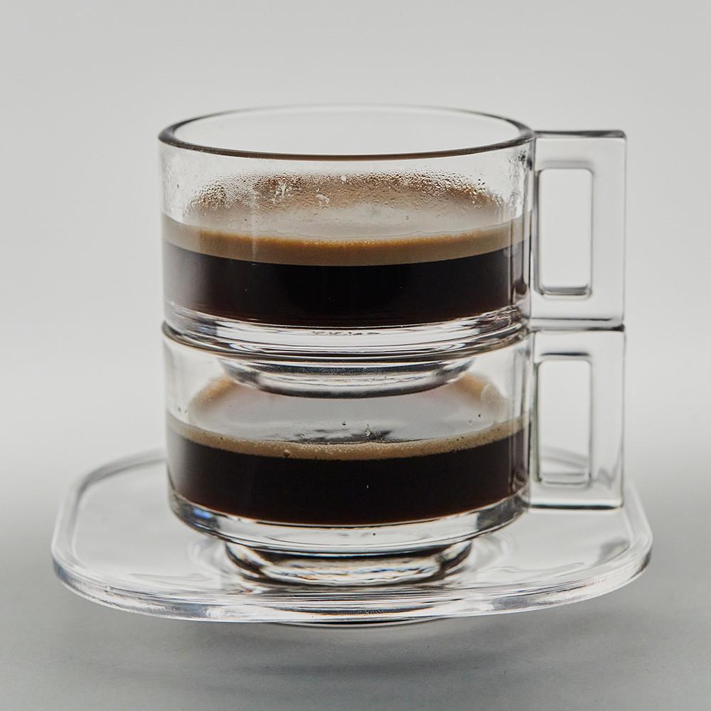 아르노글래스 컵앤소서 2 set / ARNO GLASS CUP AND SAUCER 2 set