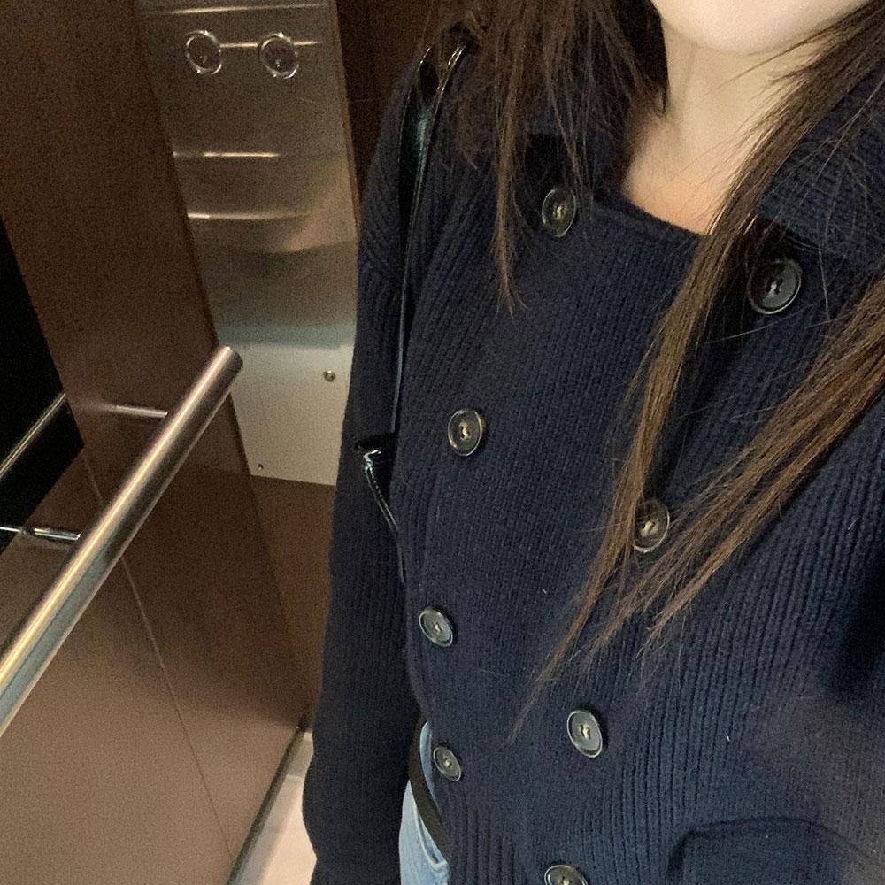 리즈닝 [주문폭주]허그 카라 가디건 자켓