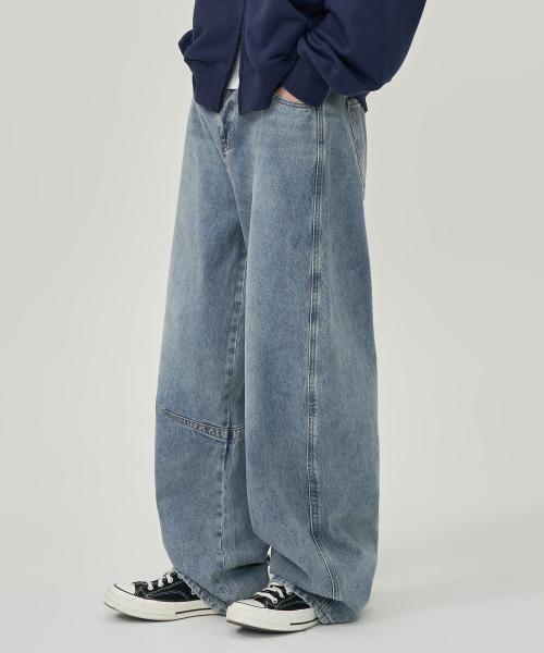 싱글 다트 데님 팬츠 (LIGHT BLUE)