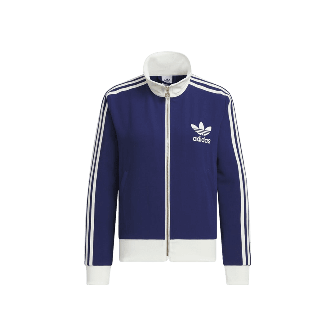 (W) Adidas Premium Originals Track Top Dark Blue Off White - KR Sizing