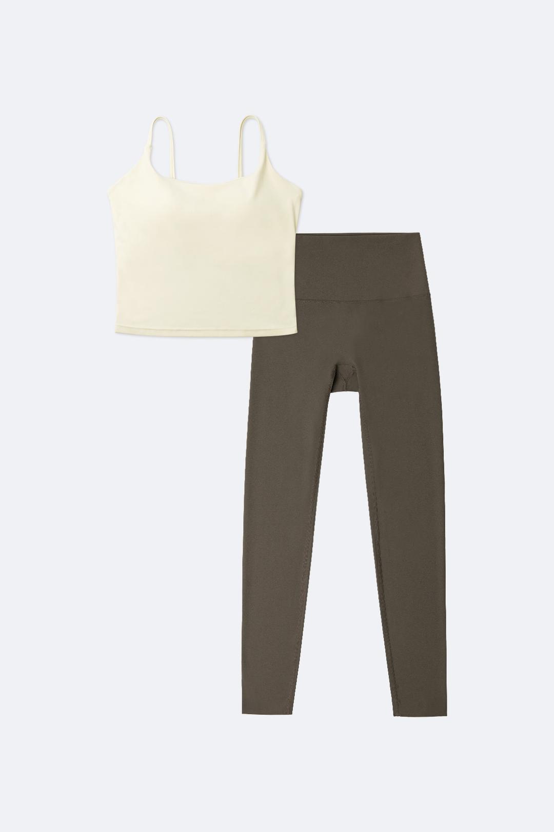 브리즈 라이트 탱크탑 &  9부 포켓 레깅스 Set