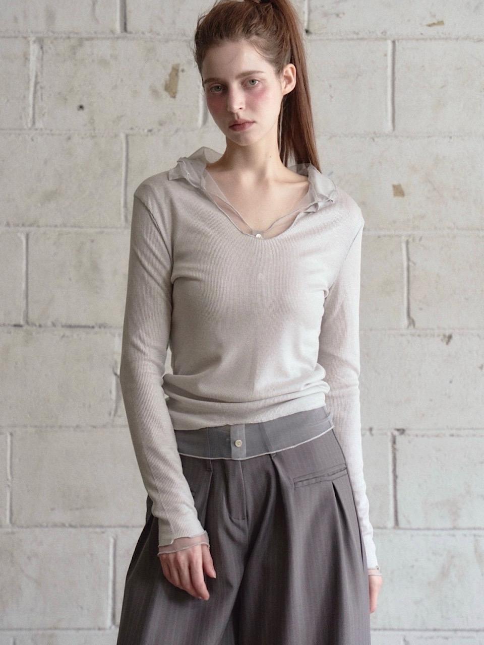 SHEER LAYERED LONG SLEEVE (2C)