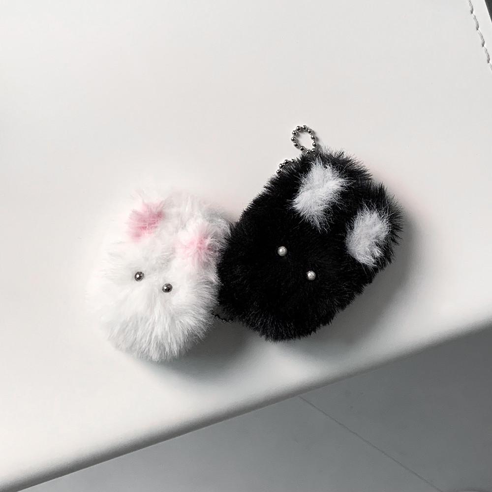 leromarin, 토끼 키링 키홀더 인형 겨울 자동차 차 에어팟 에어팟맥스 포카홀더