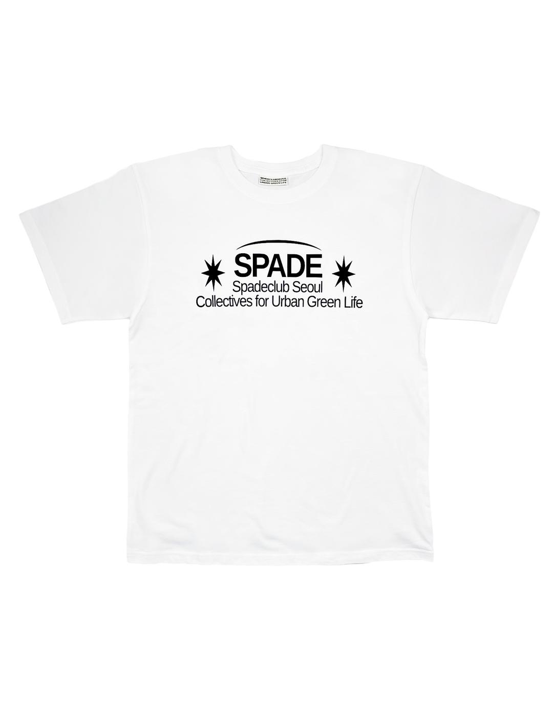 [22FW] Spade Bomb T-Shirt - White 스페이드 밤 티셔츠