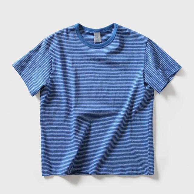TF2-TS10 씬 스트라이프 티 - 워터블루
