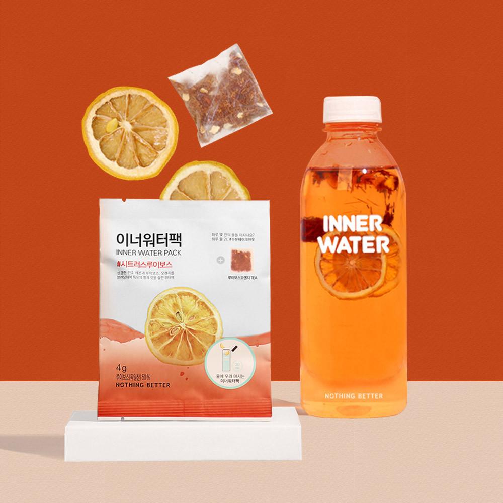 [10입]시트러스루이보스 이너워터팩 낫띵베럴 물마시기