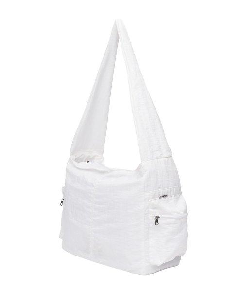 Slouchy Hobo Messenger Bag Ivory