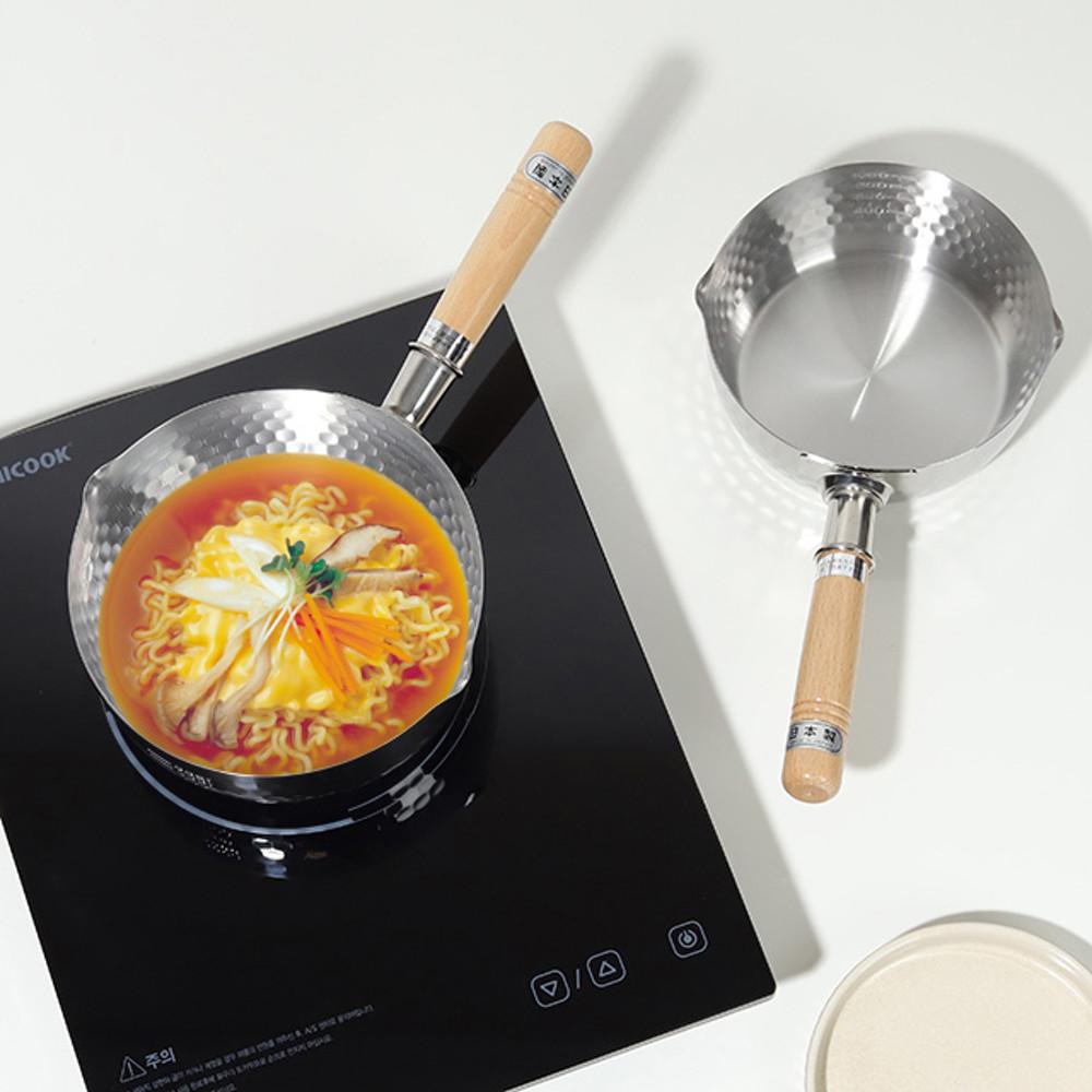 요시카와 스텐 인덕션 라면냄비 인덕션용 소스팬