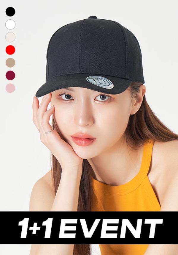 [1+1 이벤트] 모이브닝 정품 대두볼캡 : 남자 여자 착시무지모자