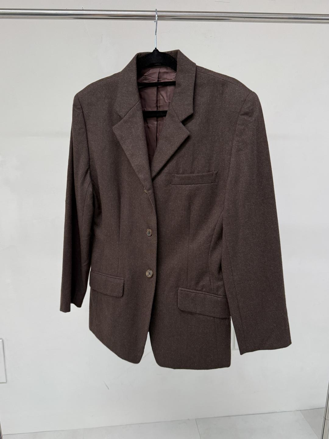 858. Brown Tailored Jacket