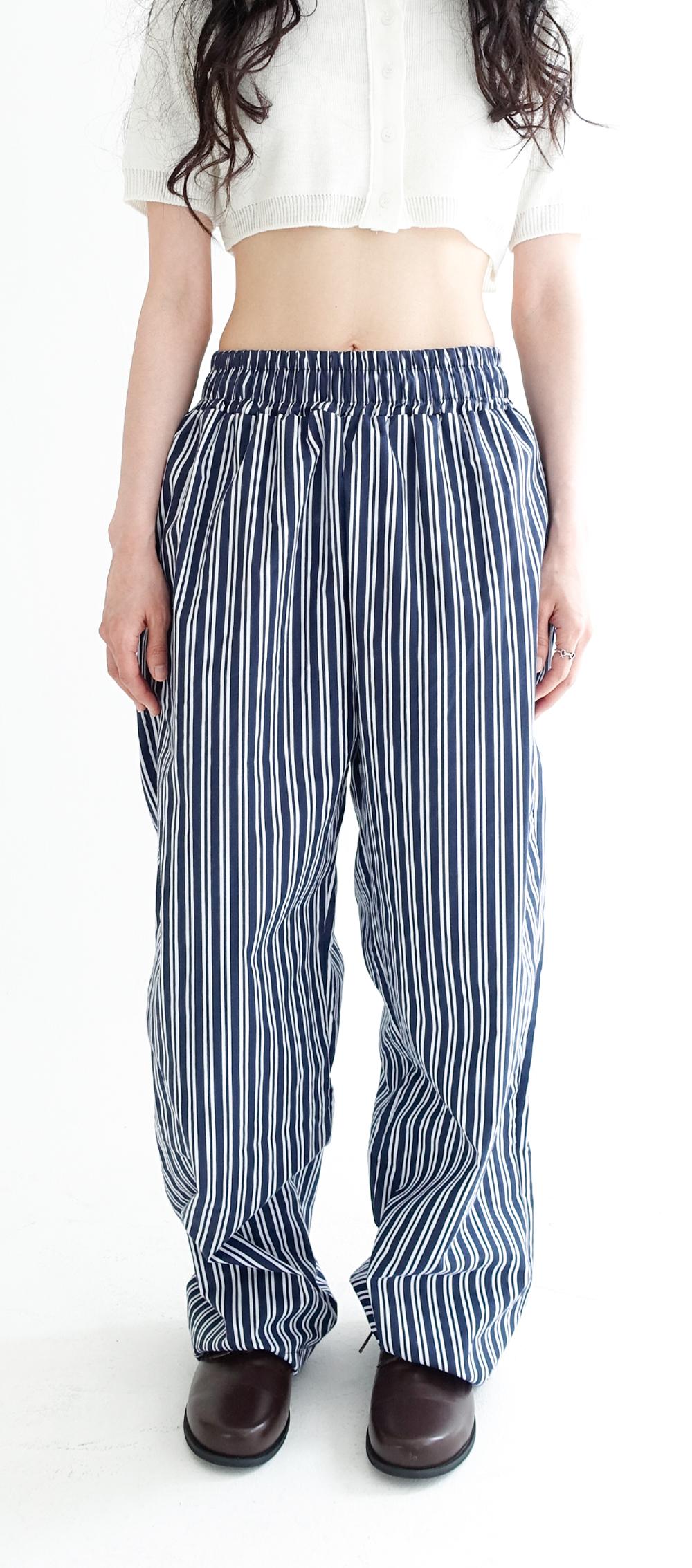 cozy stripe lounge pants