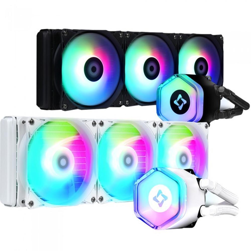 이엠텍 레드빗 360 ARGB 블랙 CPU 수냉쿨러