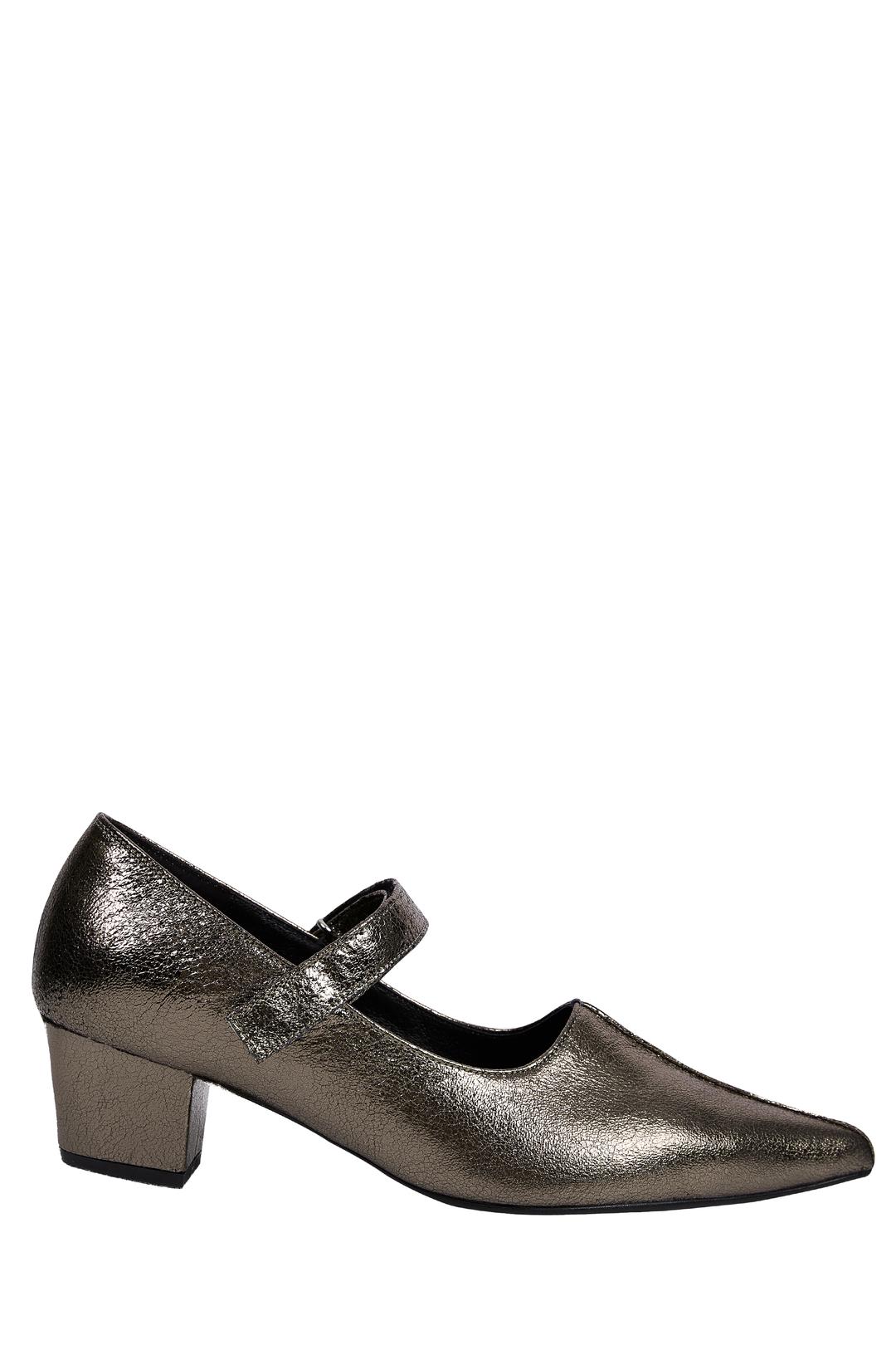 Velcro Pointed Heel / Brown