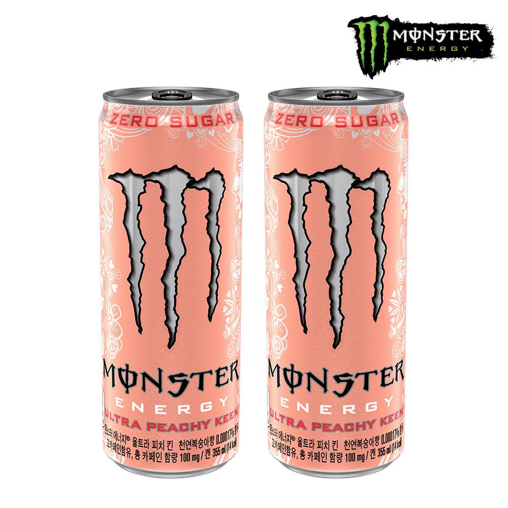 (직영) 몬스터 에너지 울트라 피치 킨 CAN 355ml 24개 : 몬스터에너지 직영몰