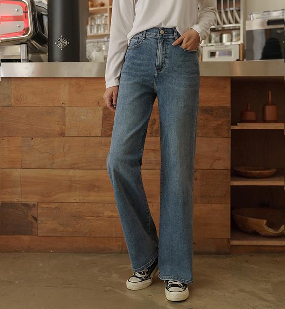 6EJ285HH_꿀스판 히든밴딩 와이드진