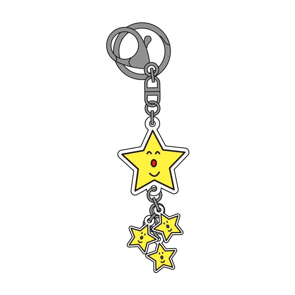 [hand in glove] beads key holder (star)
