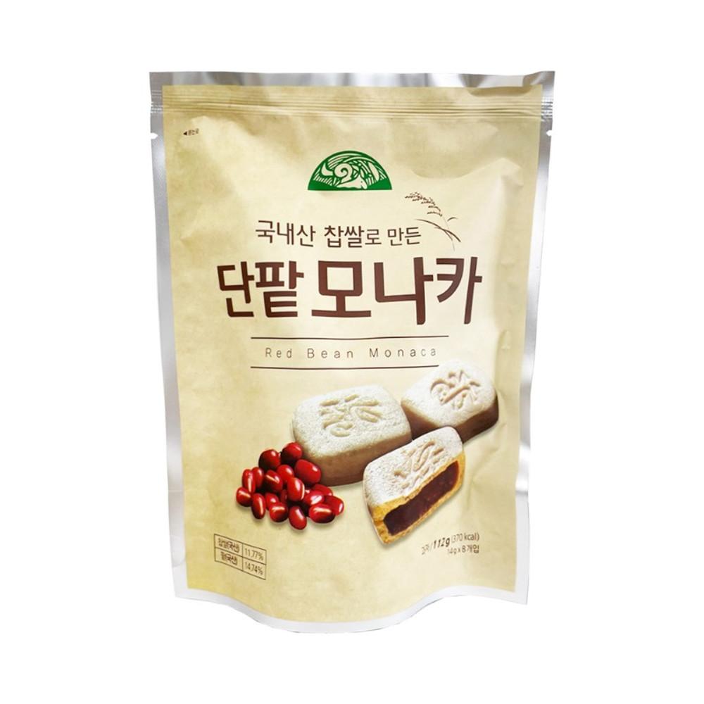 [유기농산] 국내산 찹쌀로 만든 단팥 모나카