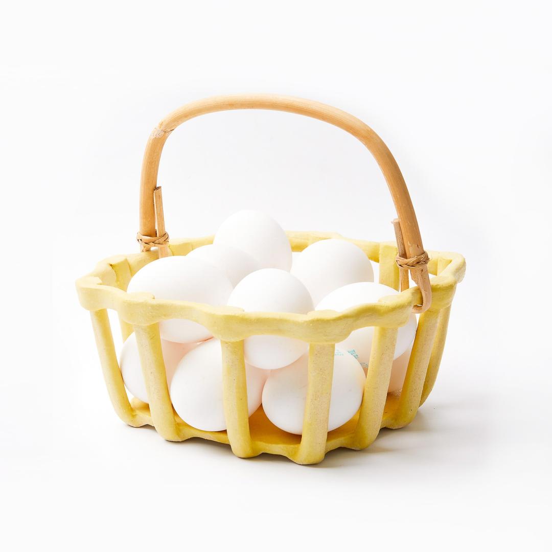 [OUTEIRO] Rattan Handle Basket