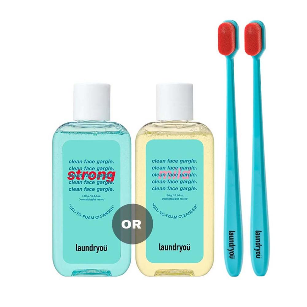 런드리유 페이스 가글(택1) + 모공 브러쉬 2개 SET