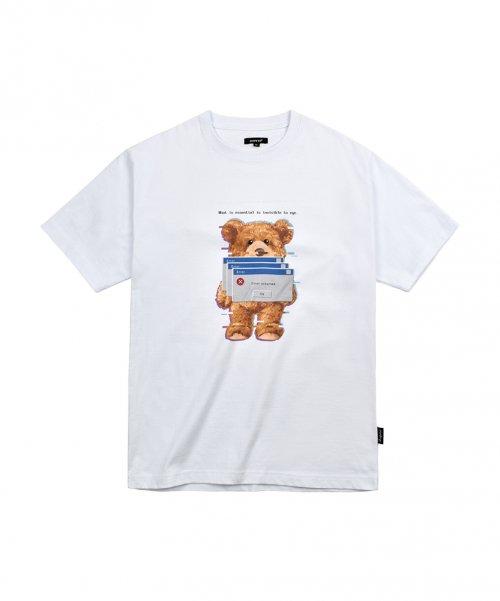 에러 베어 반팔티 / 화이트