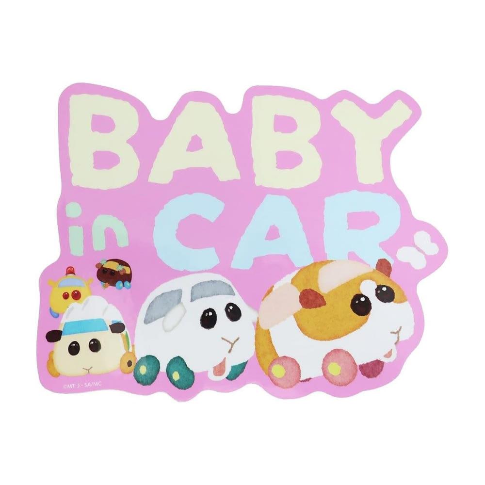 뿌이뿌이 모루카 차량용 스티커 BABY IN CAR MOL-026