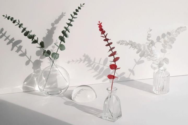 한줄기 싱글 유칼립투스 조화 실크플라워 3color