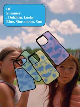 (Epoxy Bumper) Dolphin Phone Case