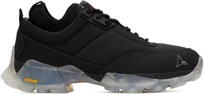 블랙 더블 닐 스니커즈