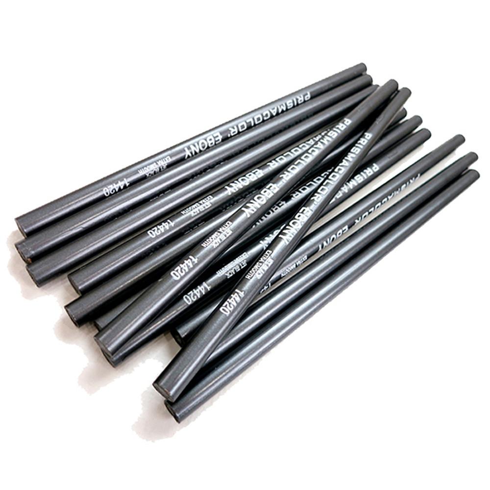 샌포드 프리즈마 에보니 펜슬 스케치/소묘/디자인/눈썹/ 아이브로우 연필 에보니 연필