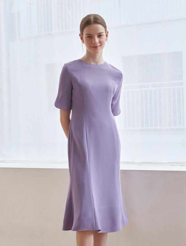 Summer tulip gored dress - lavender