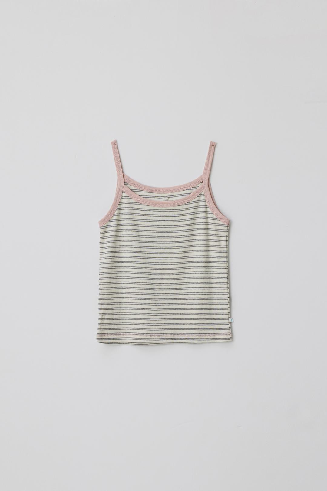 T/T Taffy stripe sleeveless top (pink)
