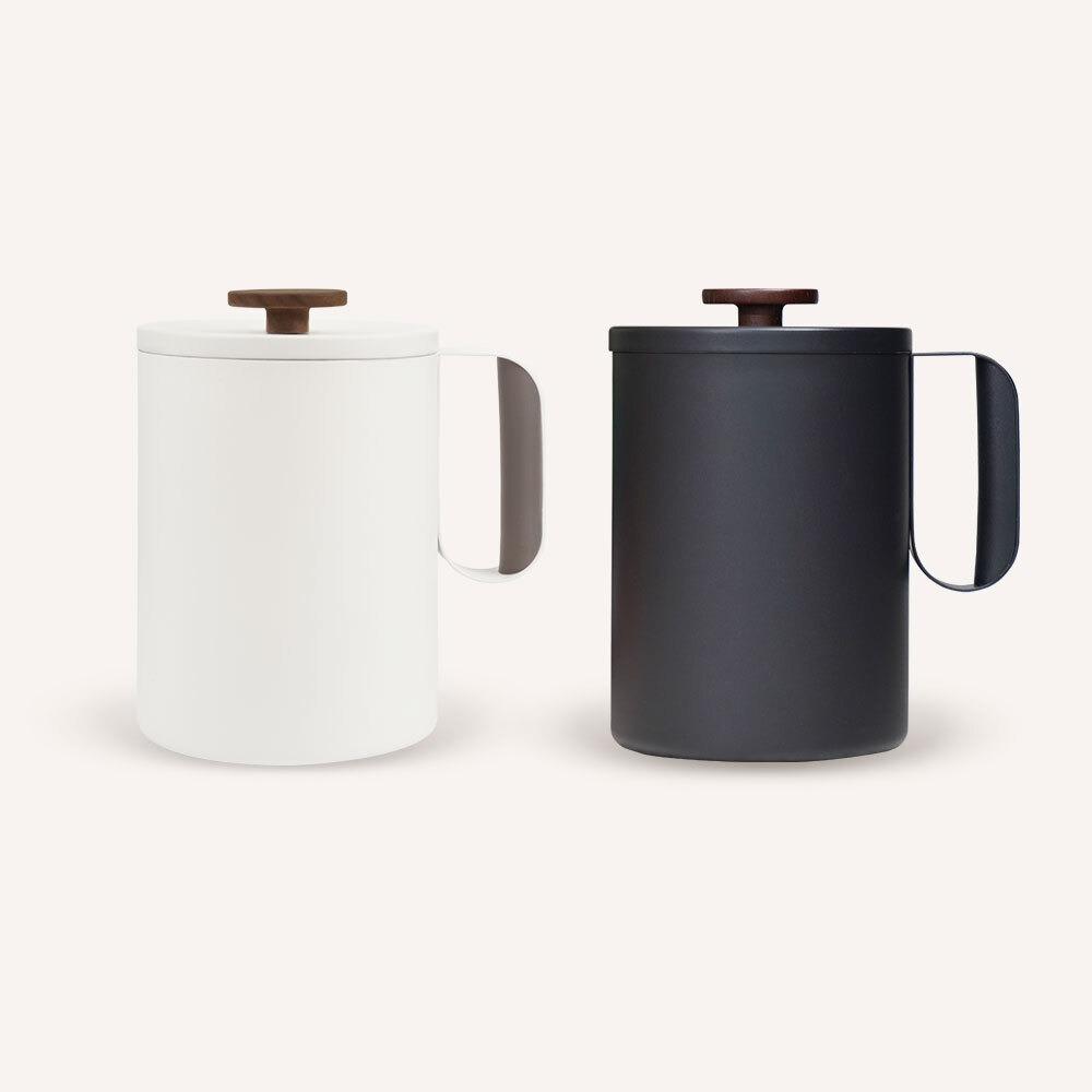 스테인레스 음식물 쓰레기통 (블랙/화이트)