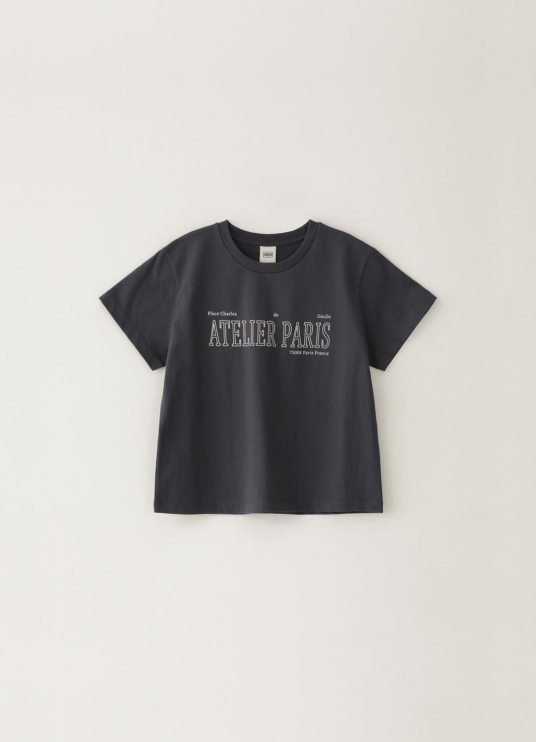 Paris printed T-Shirt - Darkgray