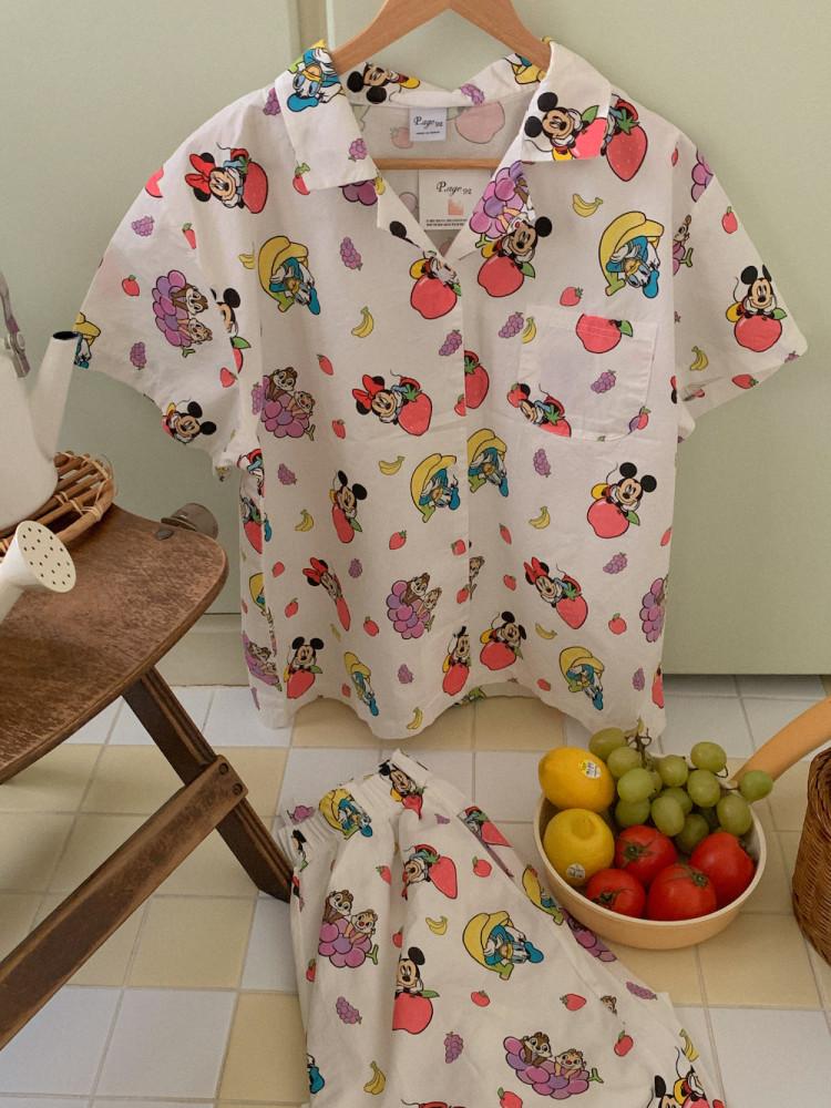 [BY SOVEL x DISNEY] 프루츠 파자마 2color