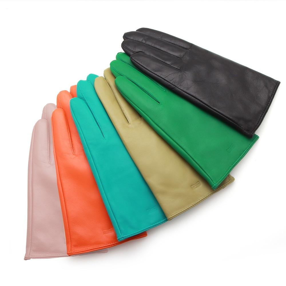 colored leather gloves[6color]