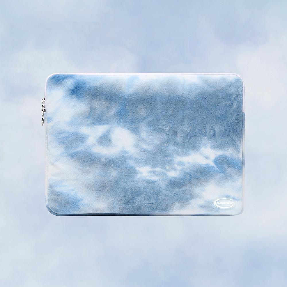 얼모스트블루 타이다이 노트북 파우치 TIE DYE LAPTOP POUCH fluffy cloud 사이즈 s