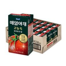 매일유업 매일야채 고농축 토마토의 힘  125ml, 24개