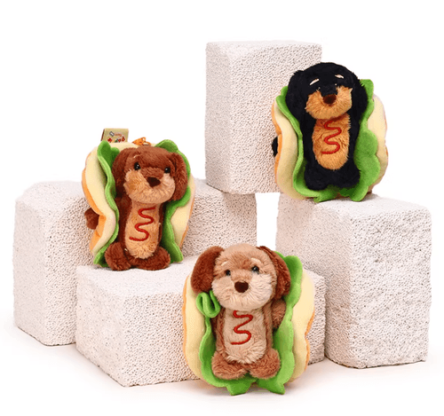 ※임시품절-재입고가능 시 다시 페이지열겠습니다 [예약상품] 핫도그 강아지 키홀더