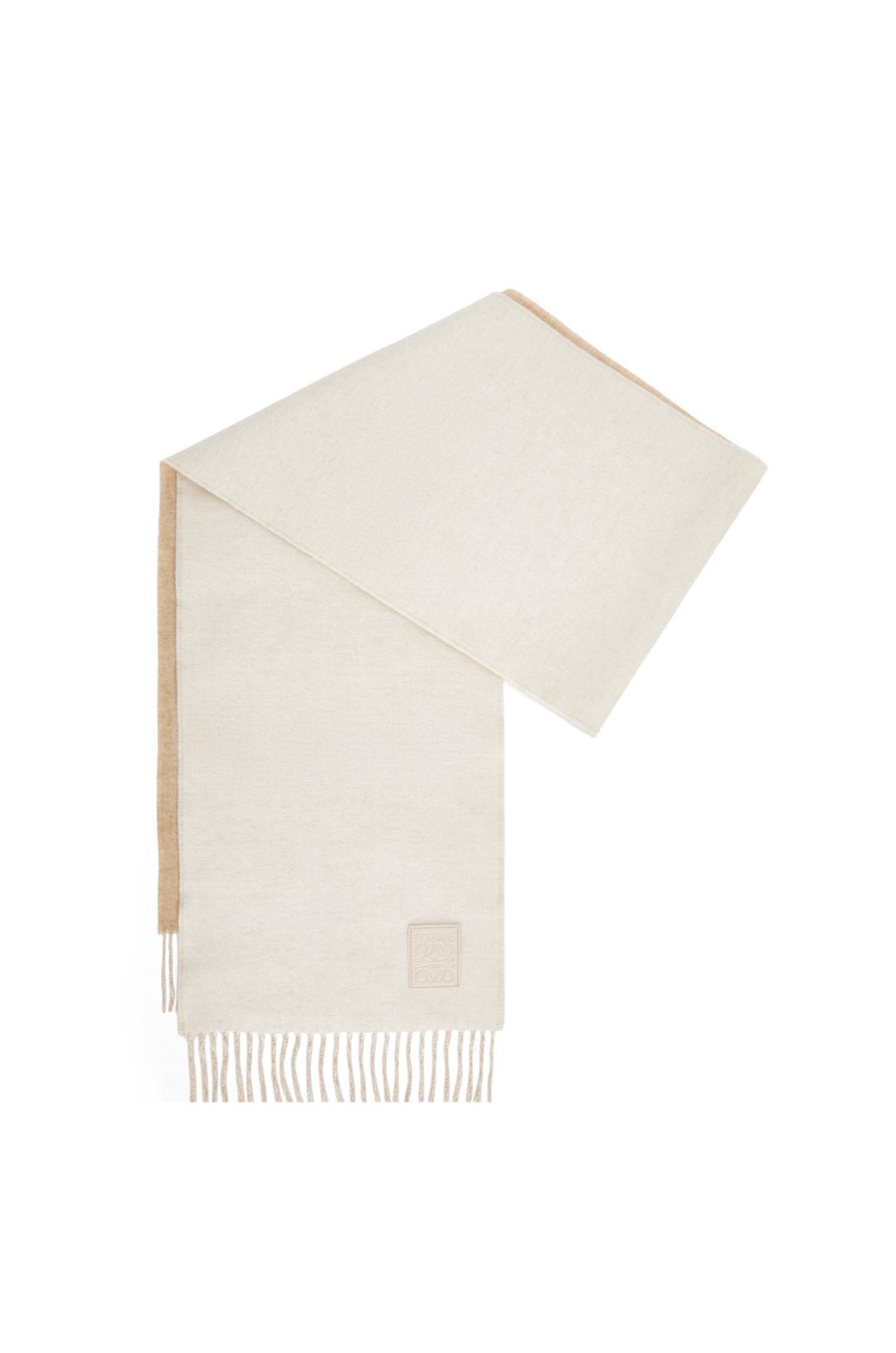 Scarf in wool and cashmere