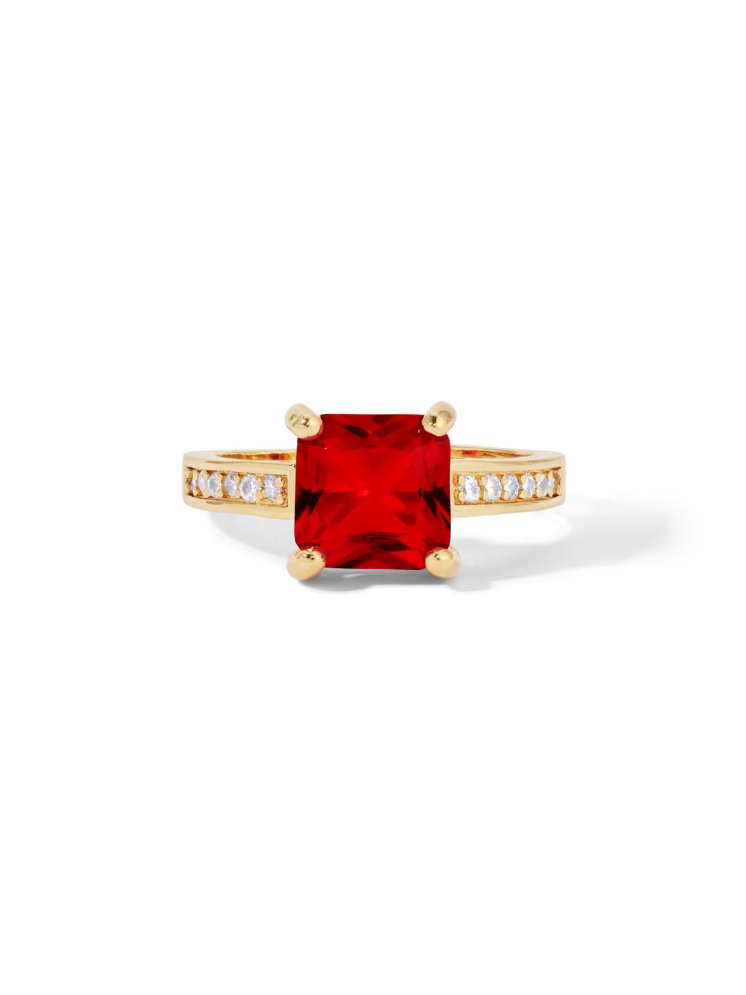 The Future Ring - Ruby - Ruby / Gemstone / 6