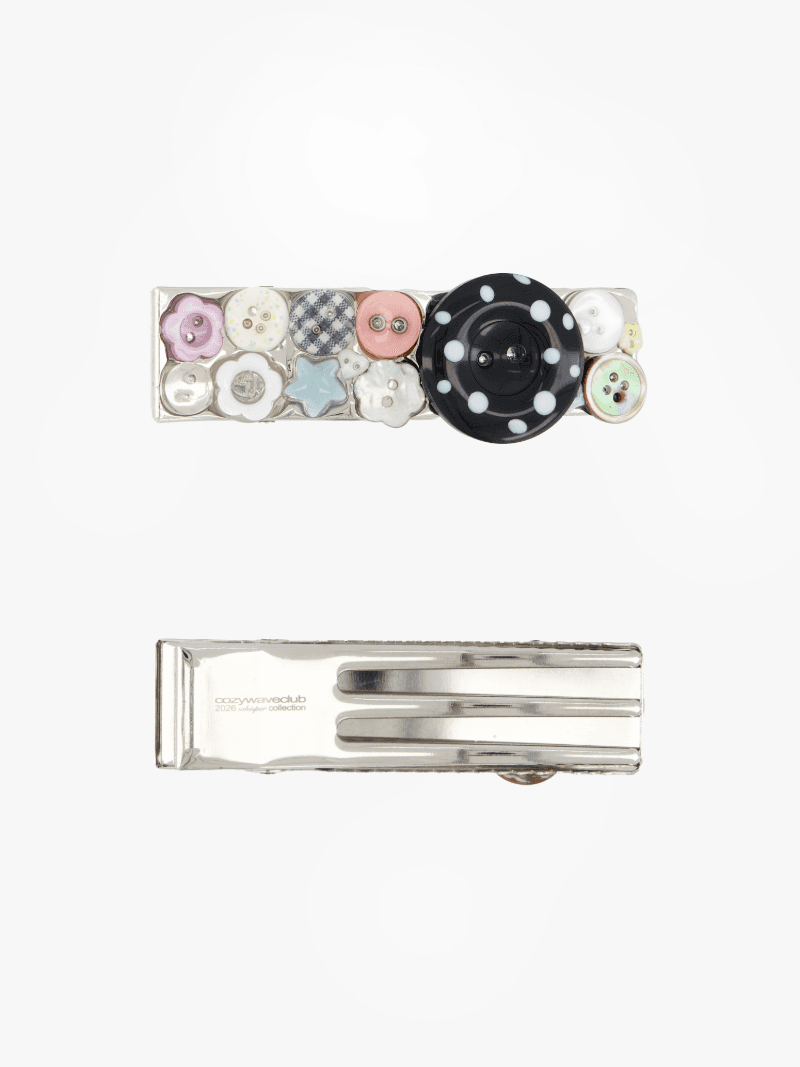 DOTTY BUTTON HAIRPIN_M