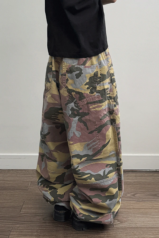 [UNISEX] 리버셜 리버시블 카모팬츠